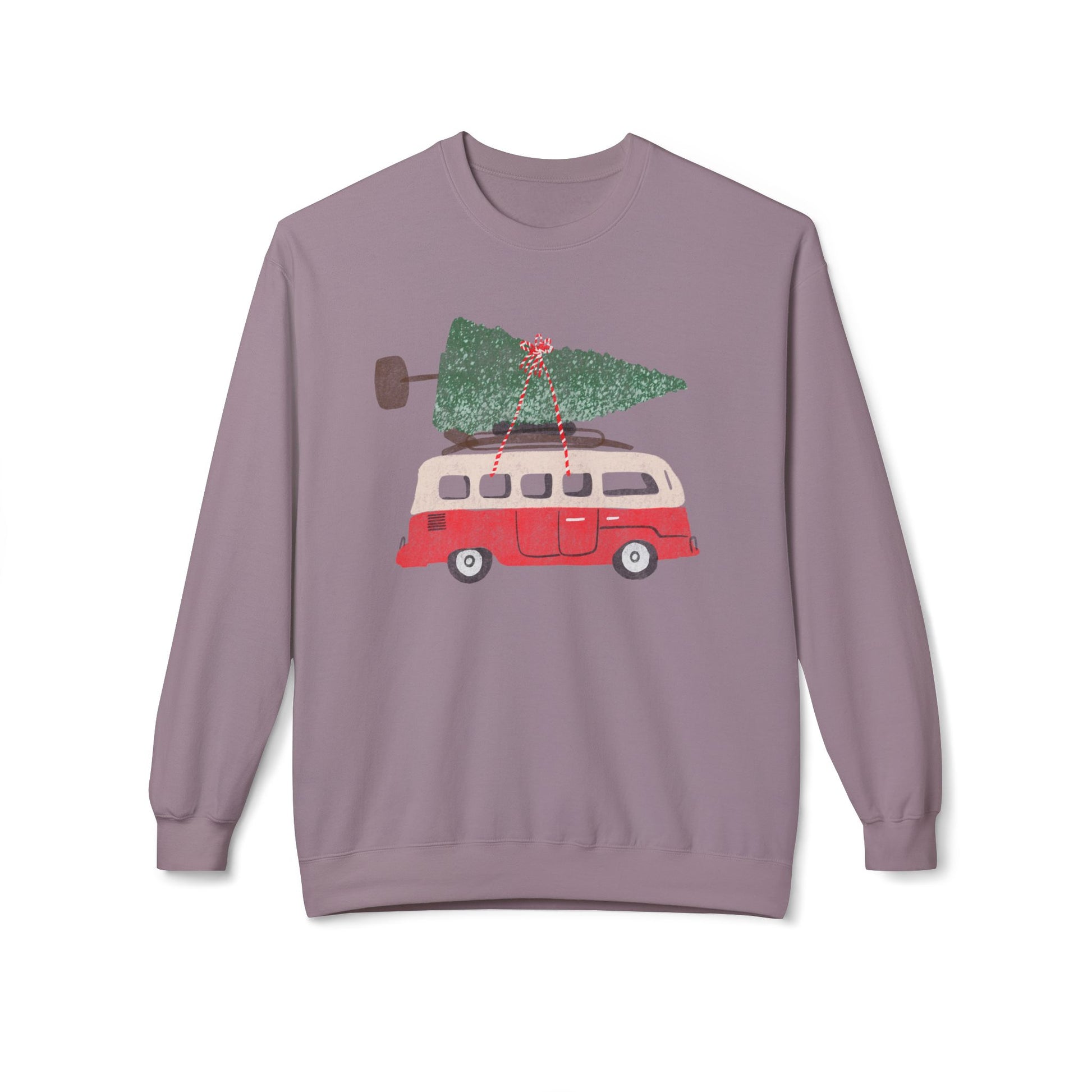 Winter Holiday Retro, Dropped Shoulder, Relaxed Fit Sweatshirt, eco-conscious - SoutherTees