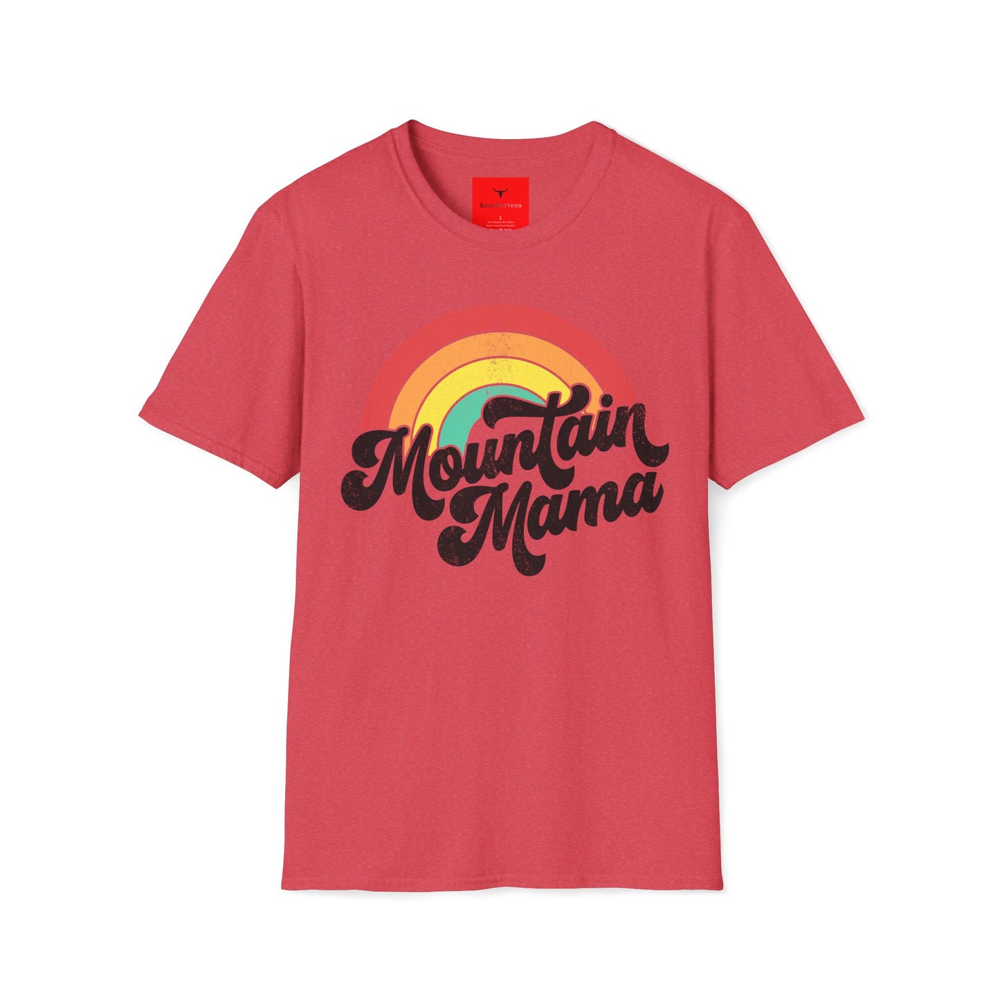 Vintage Mountain Mama Unisex T-Shirt - Ethically Grown in the USA