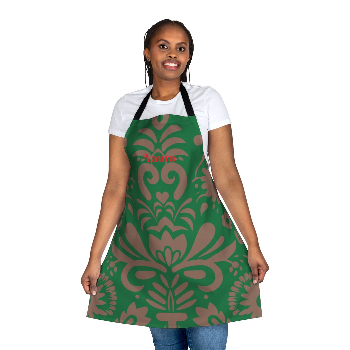 1. "Laura" Southern print Apron,