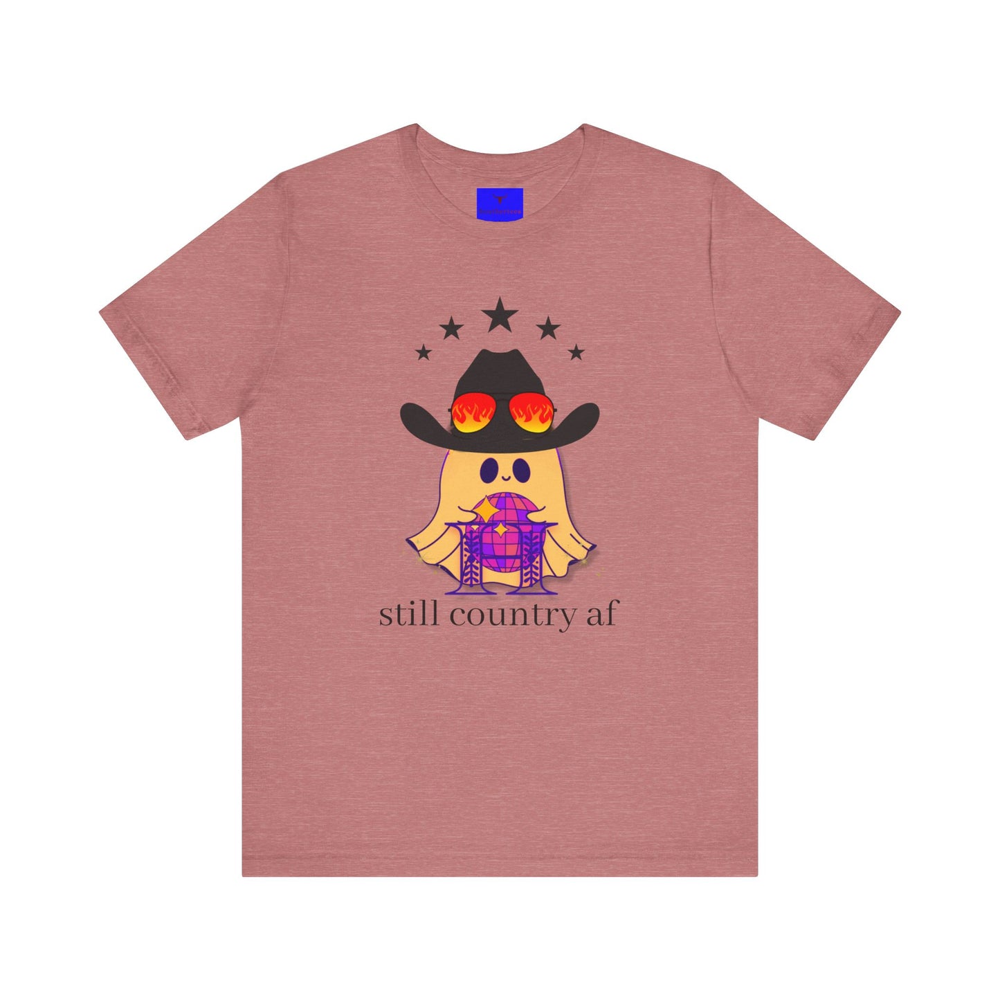 Country DJ Ghostie tunes are Haunted AF, Country Halloween Ghost DJ Shirt