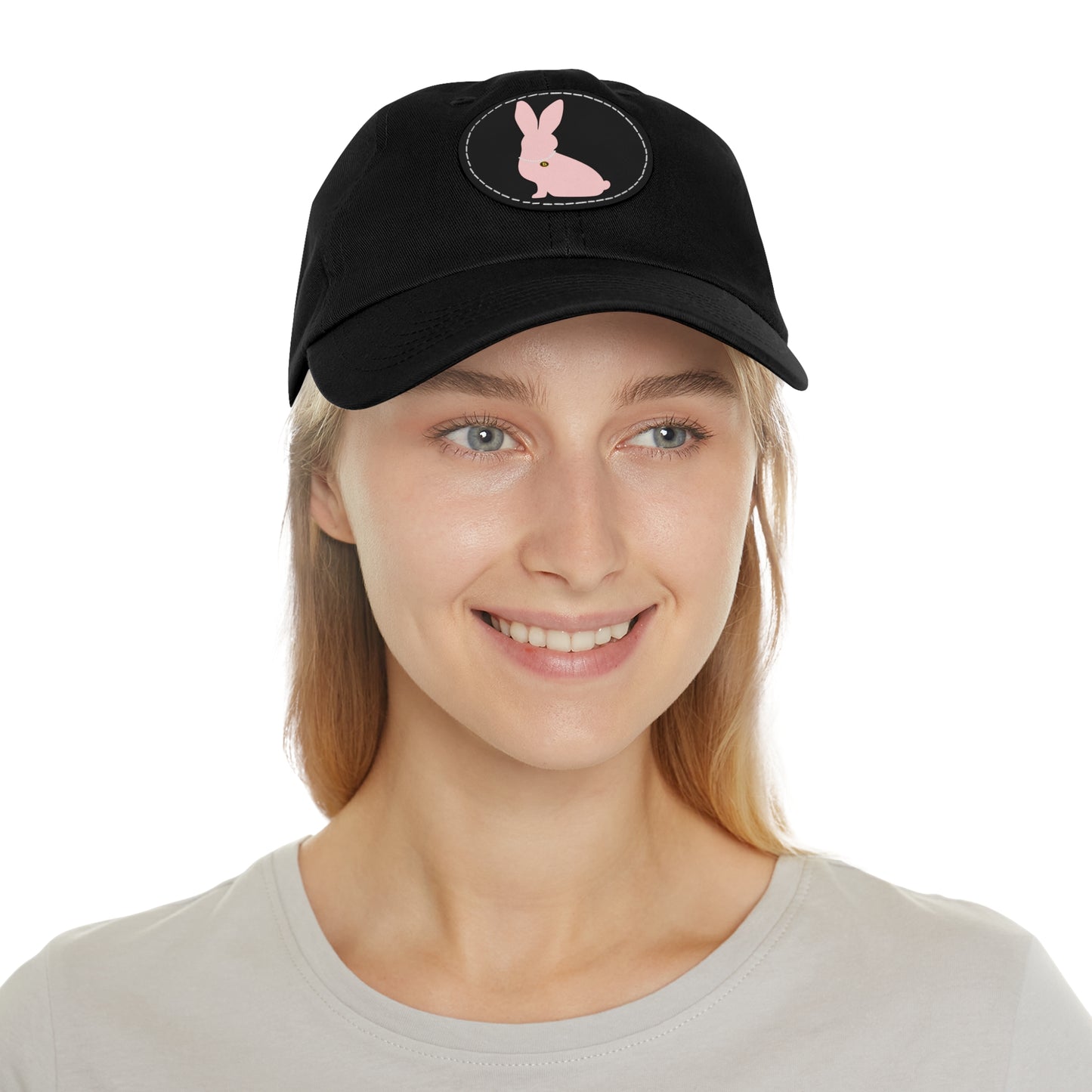 White Rabbit Lineage Leather Patch (Round) Dad Hat - SoutherTees