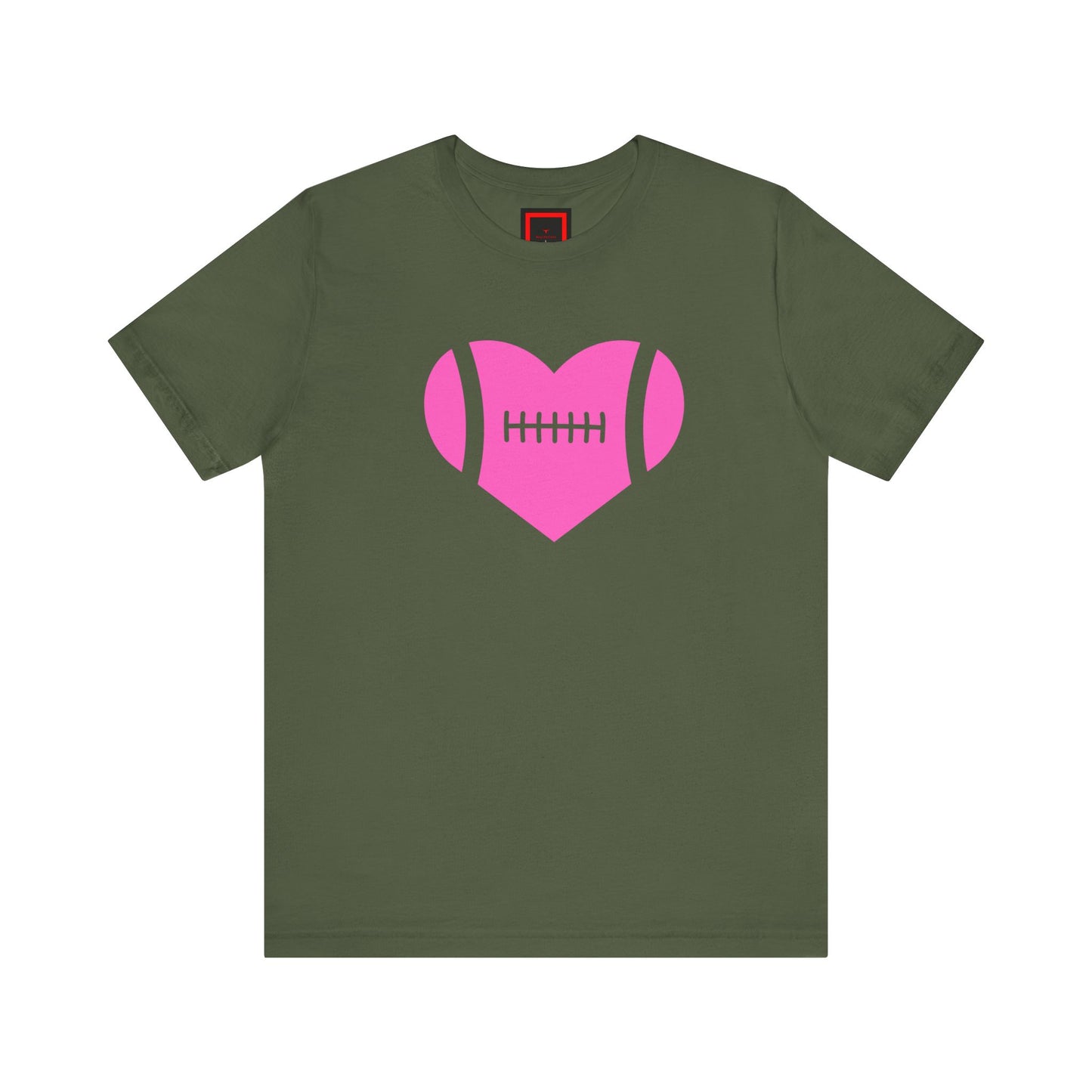 Football Heart Game Day Tee