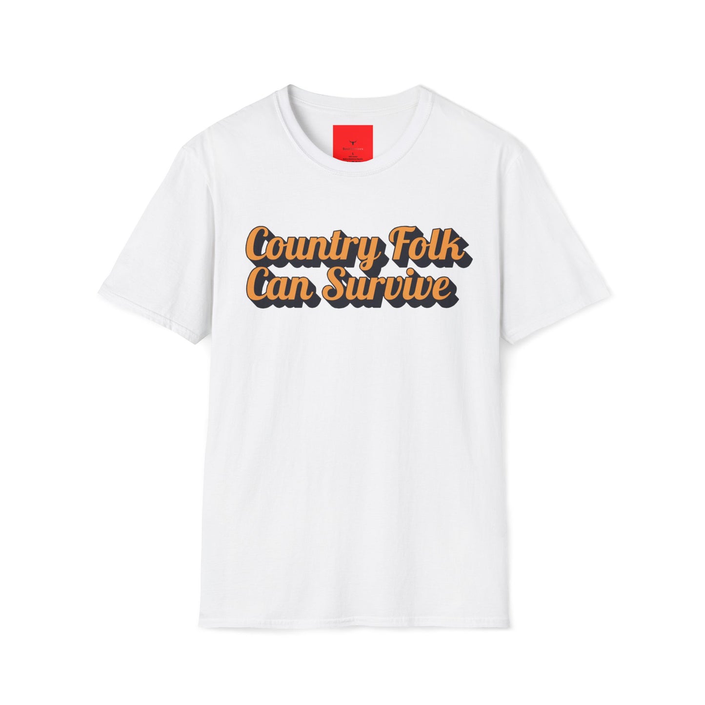 Country Folk Can Survive Tee, Unisex Softstyle T-Shirt