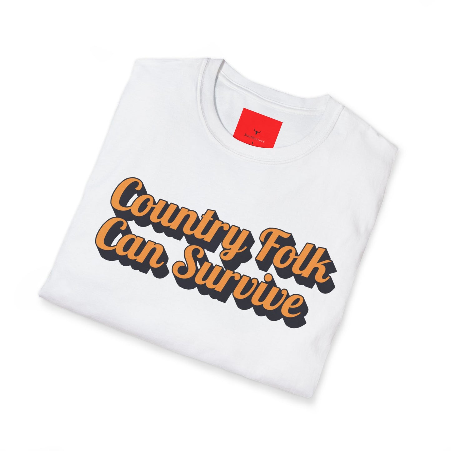 Country Folk Can Survive Tee, Unisex Softstyle T-Shirt