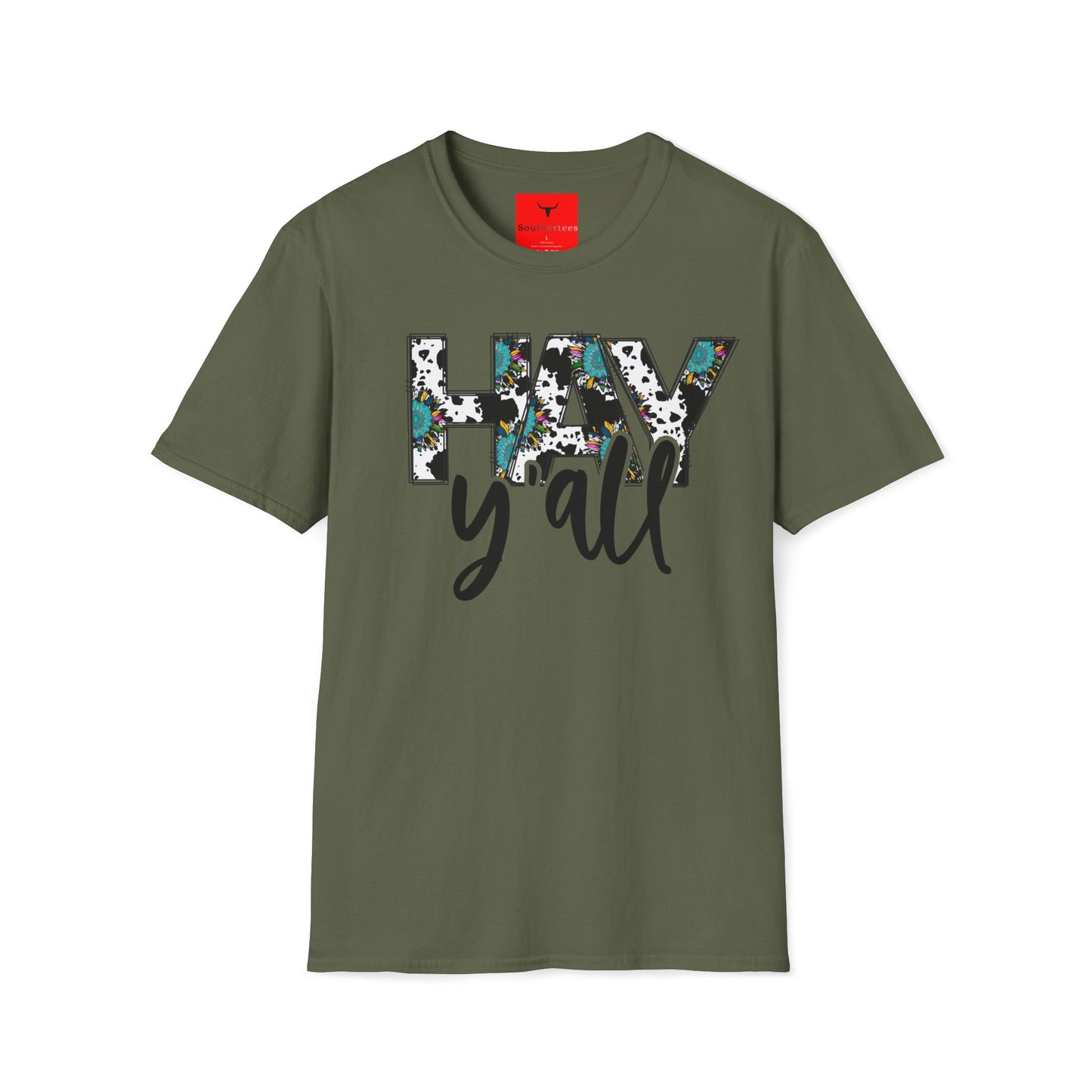 Hay Y'all Tee, ethical USA cotton T-shirt - SoutherTees